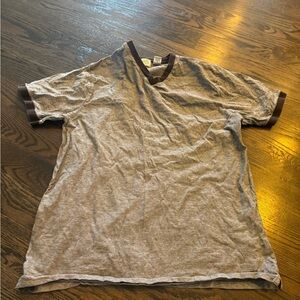 Chaps brown  Tee with Brown Accents